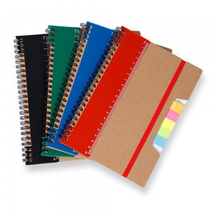 Caderno de Anotações A5 com auto adesivos-CAD006