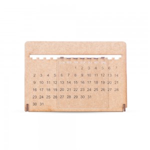 Calendário Permanente MDF com Acrílico Personalizado-13856