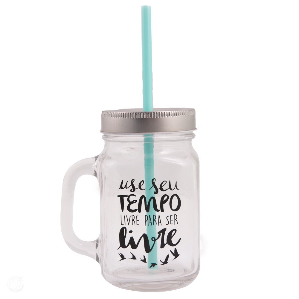 Caneca Com Tampa E Canudo Personalizado-FC195