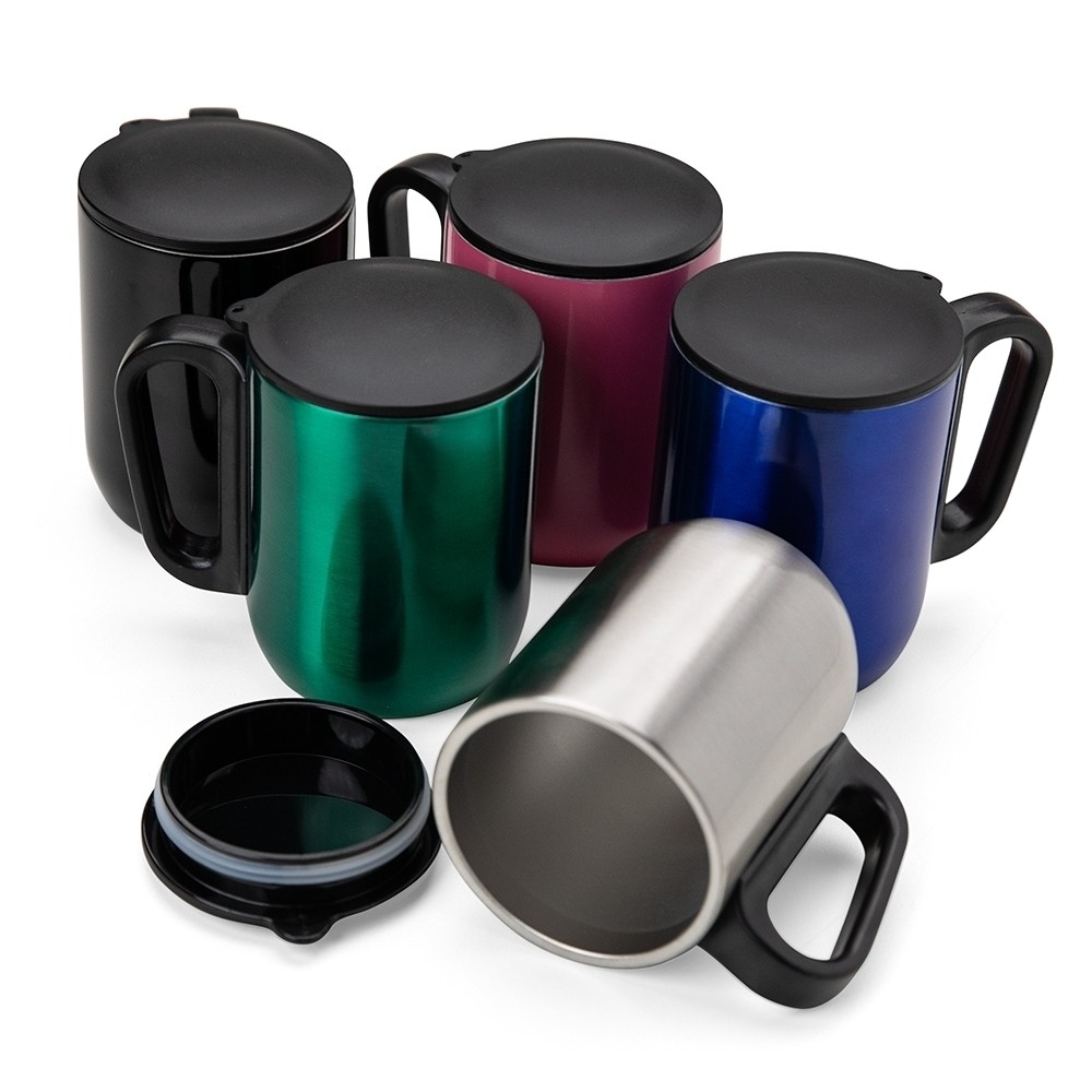 Caneca Metal Parede Dupla 250 ml-18622