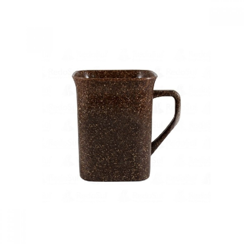 Caneca Quadrada Sustentável Personalizado -215G