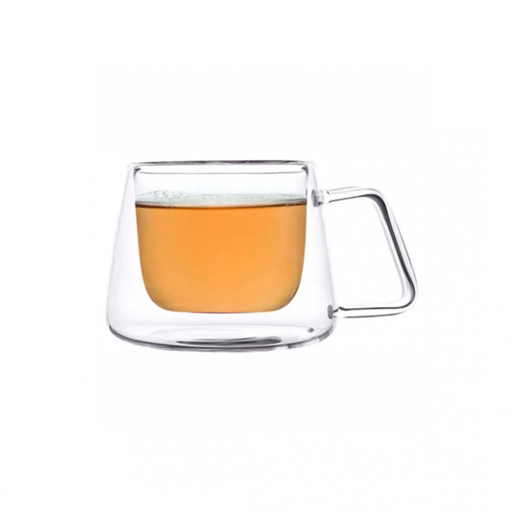 Caneca double de chá cristal 240ml-FVE83
