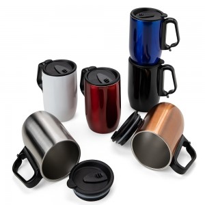 Caneca metal - parede dupla 400ml-18624