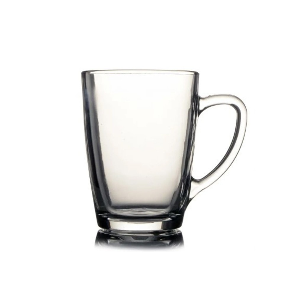 Caneca Reta de Vidro Personalizada-FV944