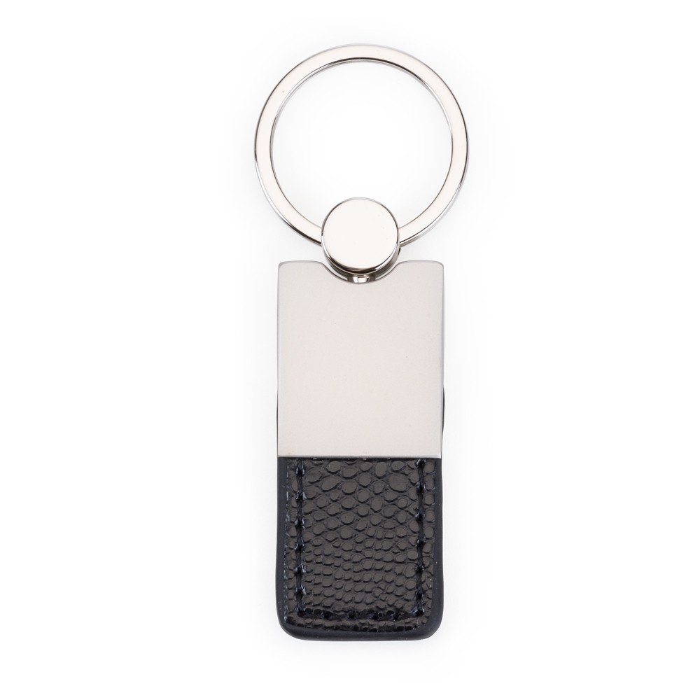 Chaveiro Metal com Couro Personalizado -4495