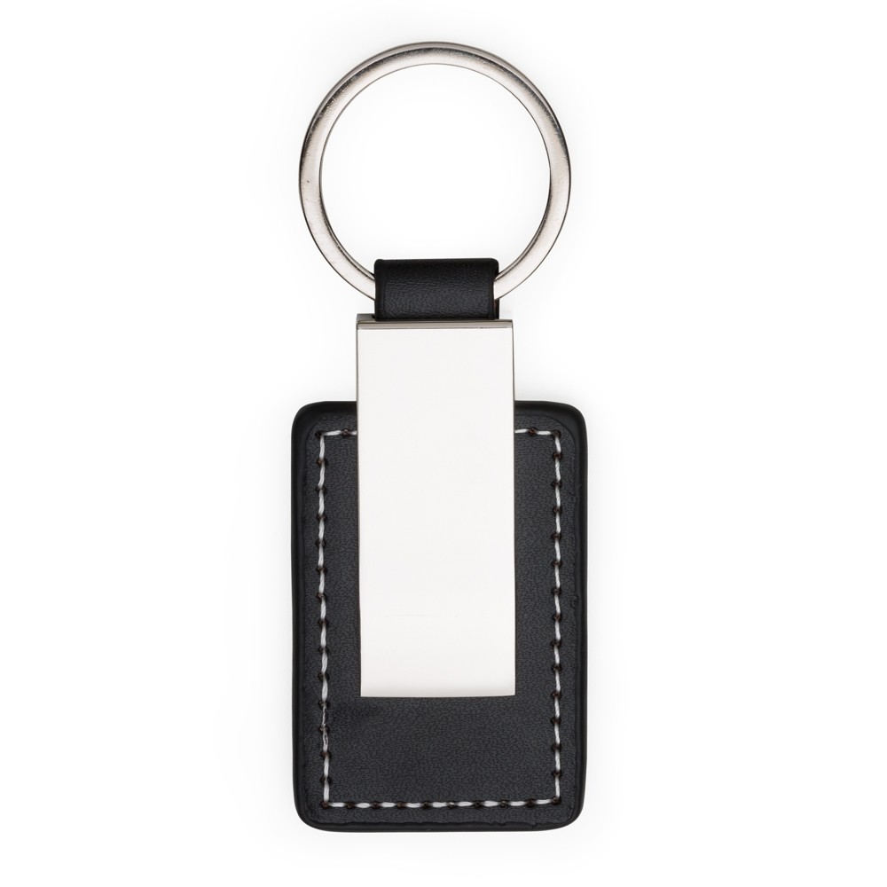 Chaveiro Metal com Couro Personalizado-12964