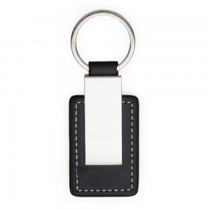 Chaveiro Metal com Couro Personalizado-12964