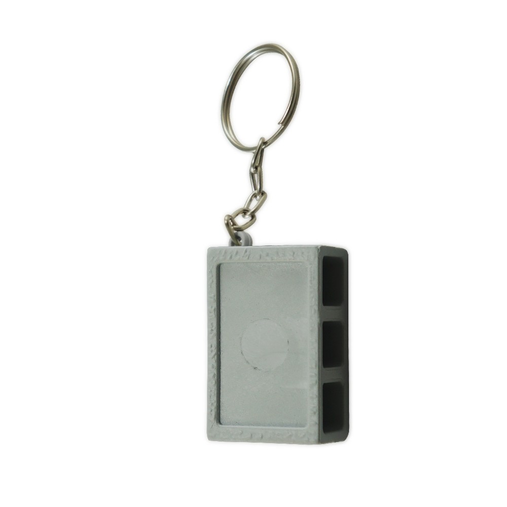 Chaveiro Plástico Bloco de Concreto Personalizado-13789
