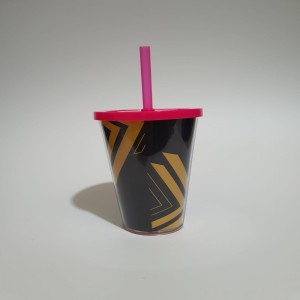 Copo de Acrílico c/ Canudo Personalizado -CANPM