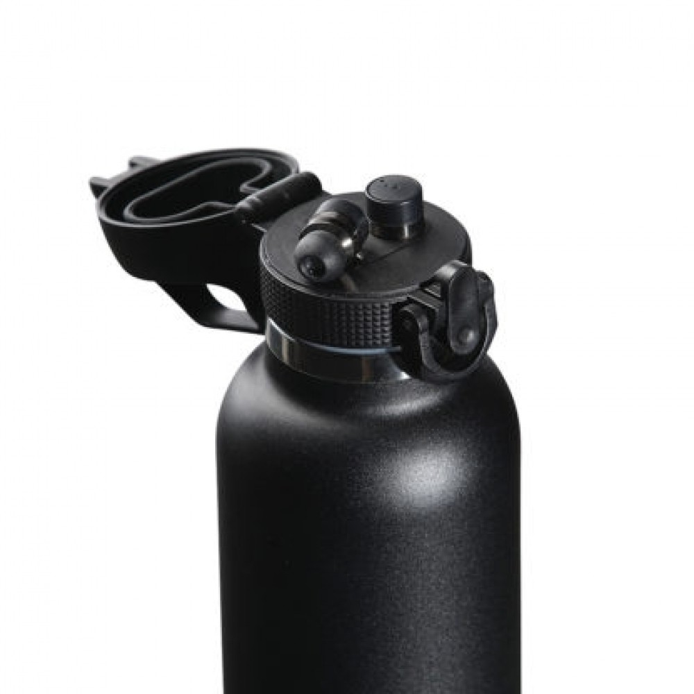 Garrafa Térmica de Inox com Earbuds Personalizado-BG060