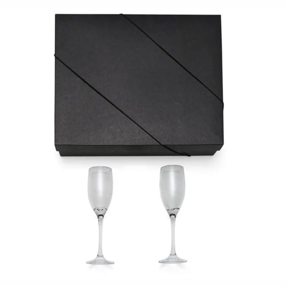 Jogo De Taças De Vidro P/ Champagne -KT-9026F