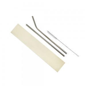 Kit Canudo Inox Reutilizável Personalizado-PBCAN001