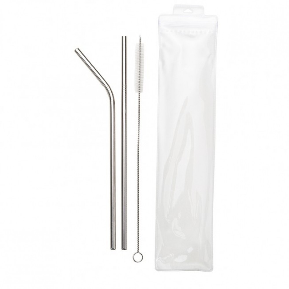 Kit Canudos e Escova de Limpeza Personalizada-14201P 