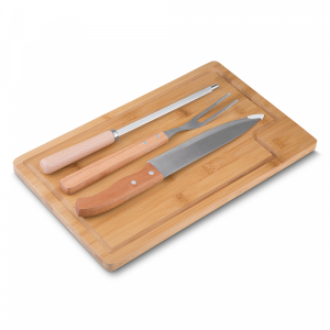 Kit Churrasco Com 4 Peças Personalizado-KC0201