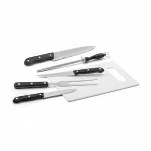 Kit Churrasco Aço Inox e Tábua Personalizados-94144