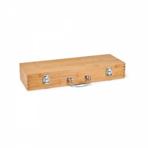 Kit Churrasco De Bambu Personalizado-93844