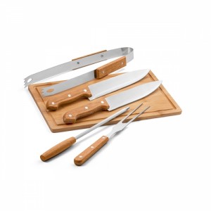 Kit Churrasco Em Aço E Maderira Personalizados-94142