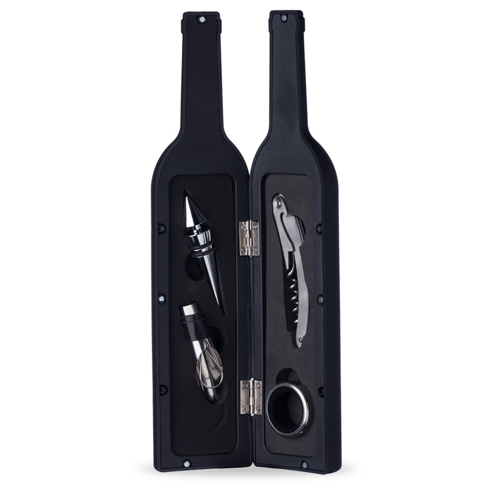 Kit Vinho Garrafa 4 peças Personalizado-12384