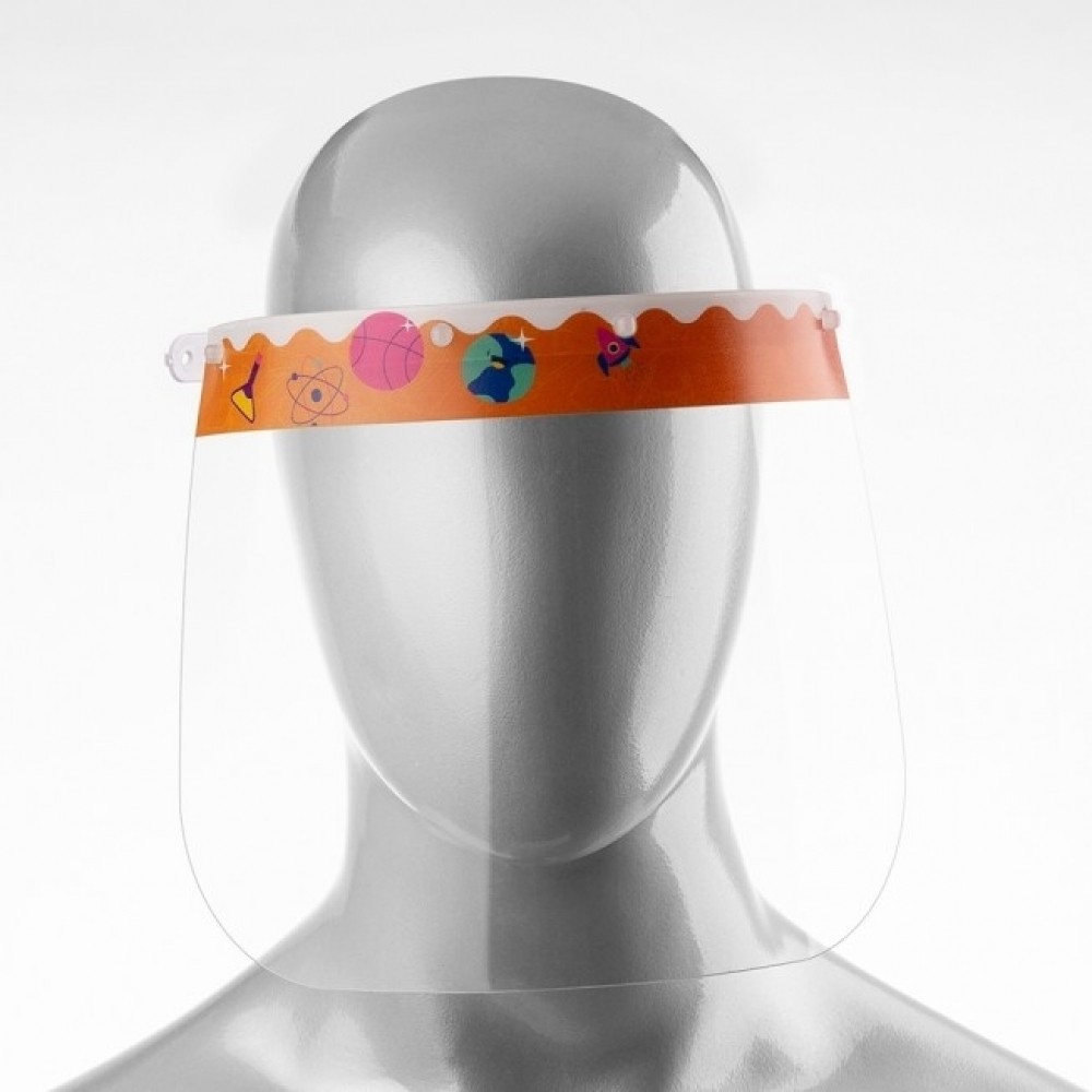 Máscara Infantil PETG de Proteção Facial Personalizado-14471C