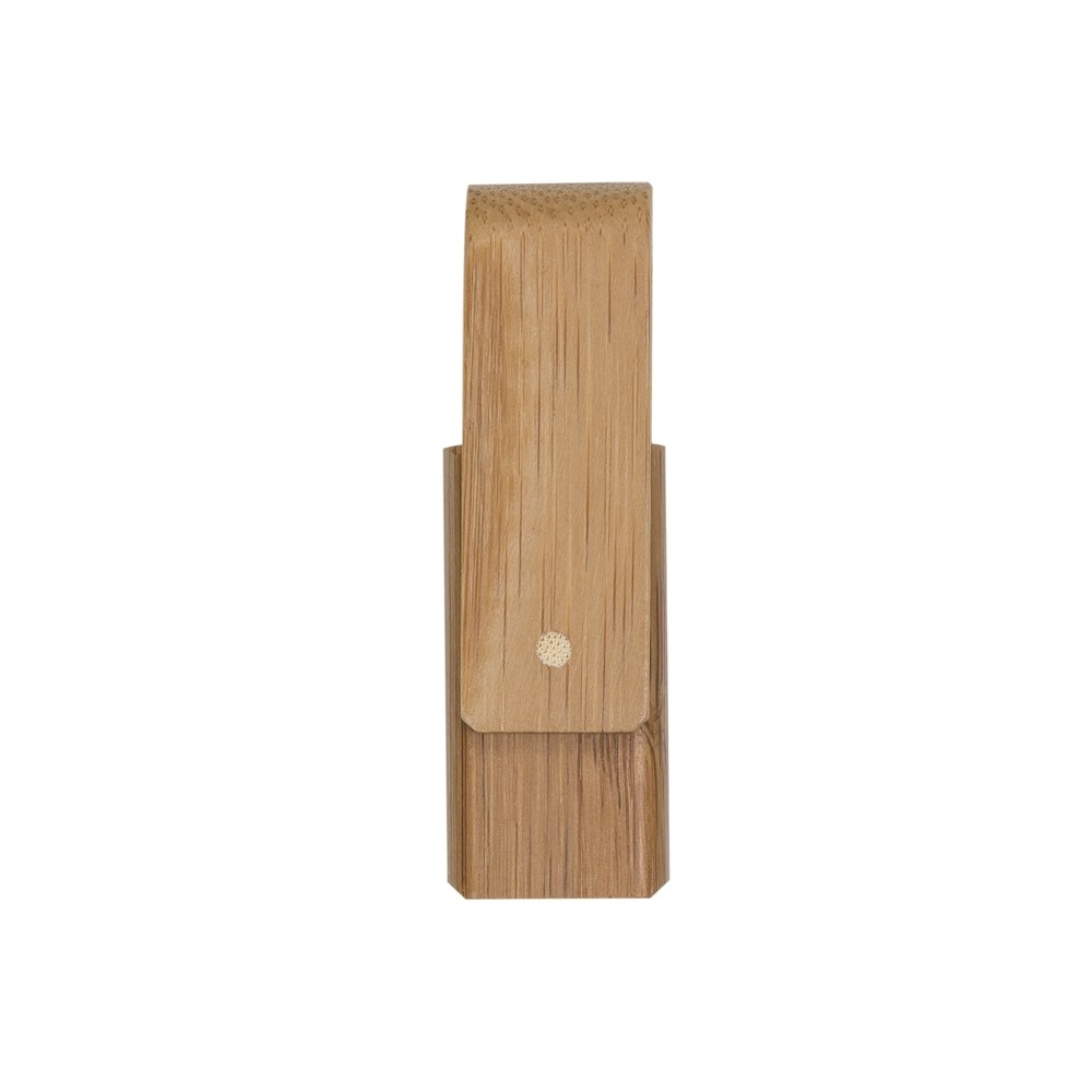 Pen Drive 4GB Giratório Bambu Personalizado-00034-4GB
