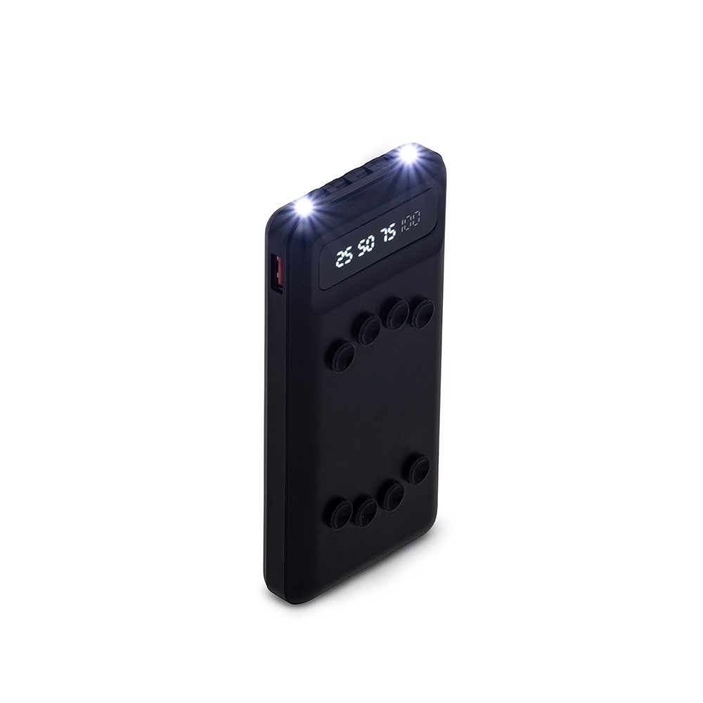08009 Power Bank 10.000mAh com Lanterna e Multissaídas-Power Bank 10.000mAh com Lanterna e Multissaídas