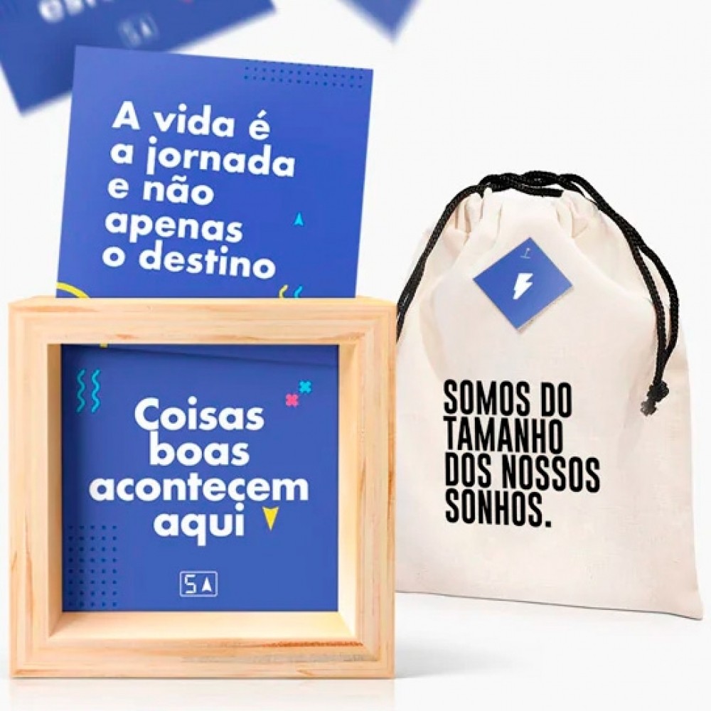 Quadro Caixa Filosofal personalizável -PB1864
