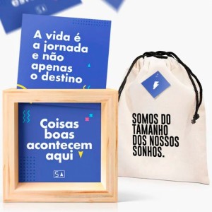 Quadro Caixa Filosofal personalizável -PB1864