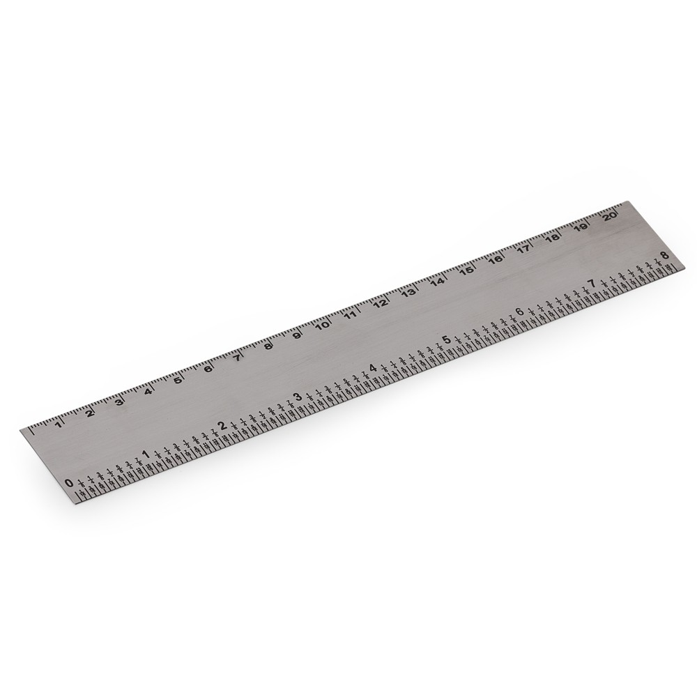 Régua 20cm Inox Personalizada-13119