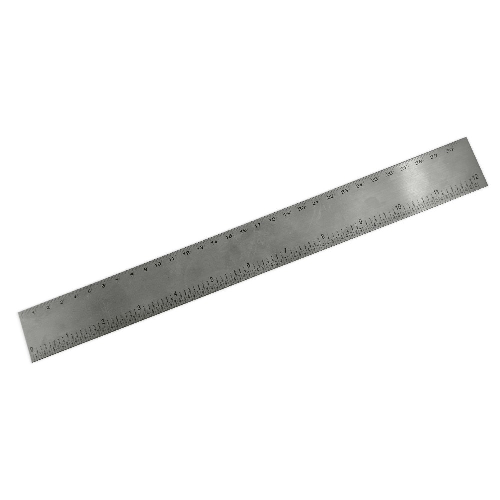 Régua 30cm Inox personalizada-13120