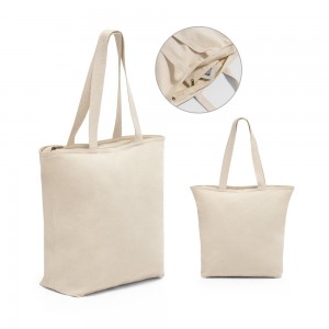 Sacola 100% algodão com fecho Personalizado-92926