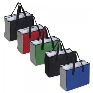 Sacola Poliéster 25L com Bolso Térmico Personalizado-18606