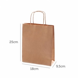 Sacola de Papel Kraft Personalizada-S01K