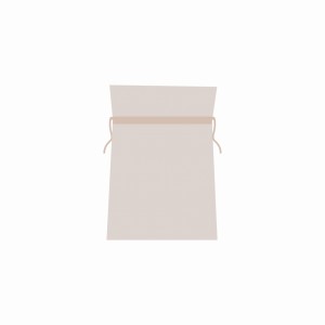 Saquinho em algodão 10x7cm confeccionado-SAG