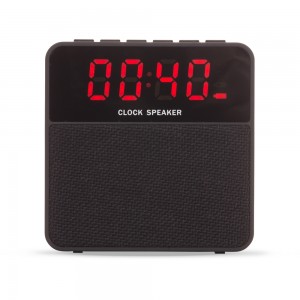 Caixa de Som Bluetooth com Relógio Digital Personalizado-2071