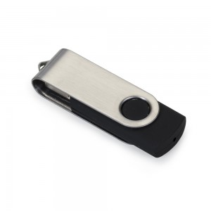 Pen Drive Giratório Metálico 4 GB Personalizado-016-SM 4GB